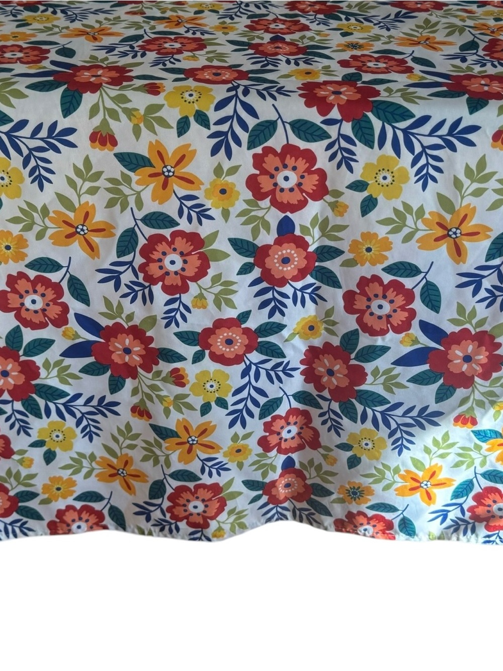 Huntington Home Floral Tablecloth 60x102 Multicolor Spring Cottage Decor